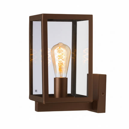 DMQ Lantaarn Wandlamp Boston voor Buiten - Rusty Brons