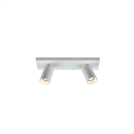 DMQ Plafondspot Elmont 2 Wit - Brede montageplaat