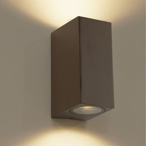 DMQ Wandlamp buiten Delmont 2 Mat Brons