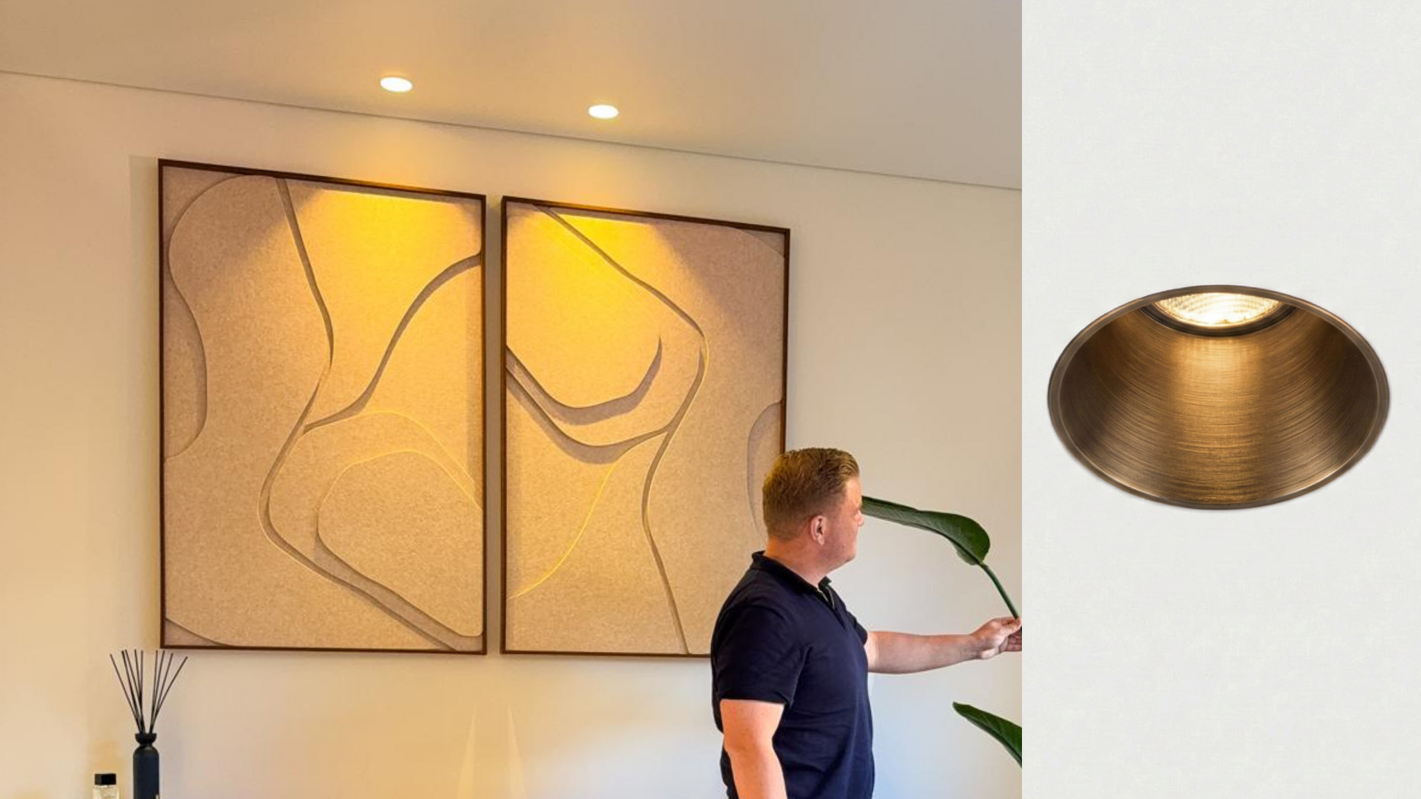 Blog banner Trend van 2026 - bronzen verlichting