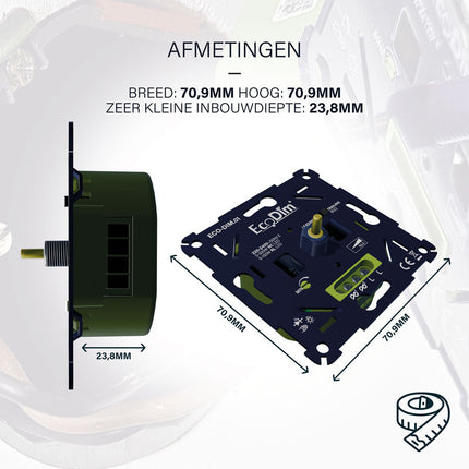 DMQ EcoDim - Universele Dimmer Inbouw LED