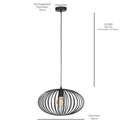 DMQ Hanglamp Lira ZGAN - Verpakking met stickers