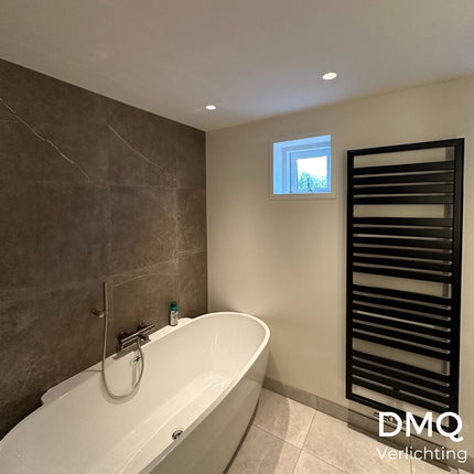 DMQ Inbouwspot GU10 IP44 Luna Rond Wit - Extra kleine rand