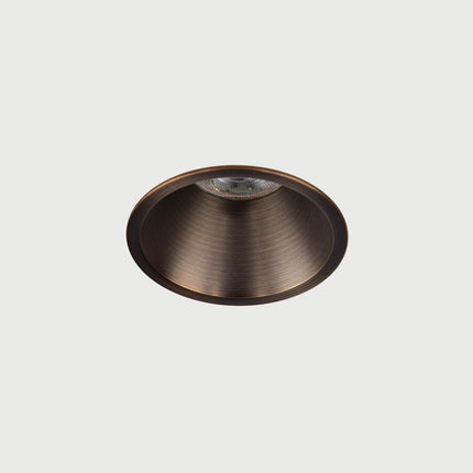 DMQ Inbouwspot GU10 Luna Rond Geborsteld brons - Extra kleine rand