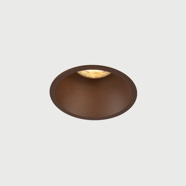 DMQ Inbouwspot GU10 Luna Rond Mat brons  - Extra kleine rand