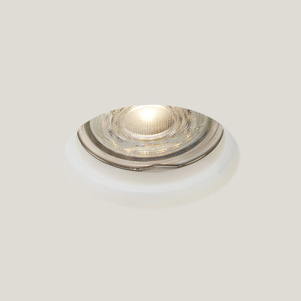 DMQ Inbouwspot Lago Gips Rond Lage inbouwdiepte - GU10