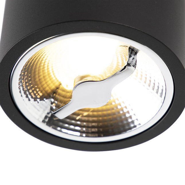 DMQ Opbouwspot Cilindro zwart
