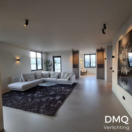 DMQ Plafondspot Elmont 1 Draaibaar Zwart