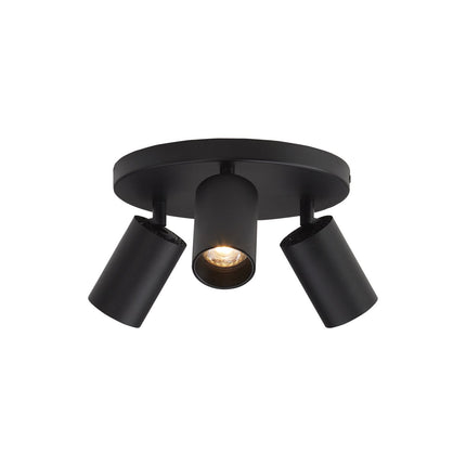 DMQ Plafondspot Elmont 3 Rond Zwart