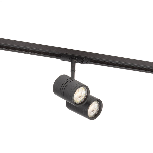 DMQ Railspot Marlow - 1-Fase GU10 - Dubbele Railspot - Zwart