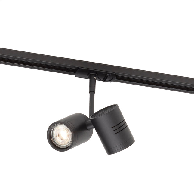 DMQ Railspot Marlow - 1-Fase GU10 - Dubbele Railspot - Zwart