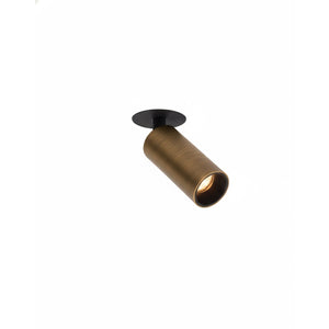 DMQ Richtspot Lark Rond LED - Geborsteld Brons