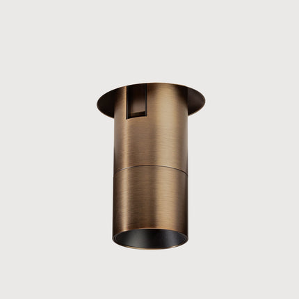 DMQ Trimless inbouw richtspot GU10 Moon 1 Geborsteld brons