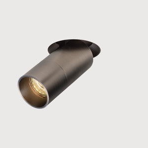 DMQ Trimless inbouw richtspot GU10 Moon 1 Geborsteld gunmetal