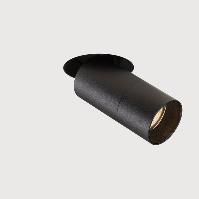 DMQ Trimless inbouw richtspot GU10 Moon 1 Zwart