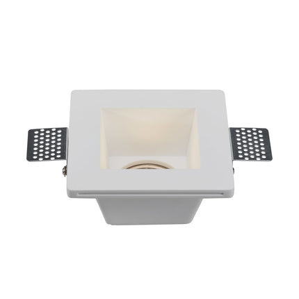 DMQ Trimless Inbouwspot Devon Gips Vierkant - GU10