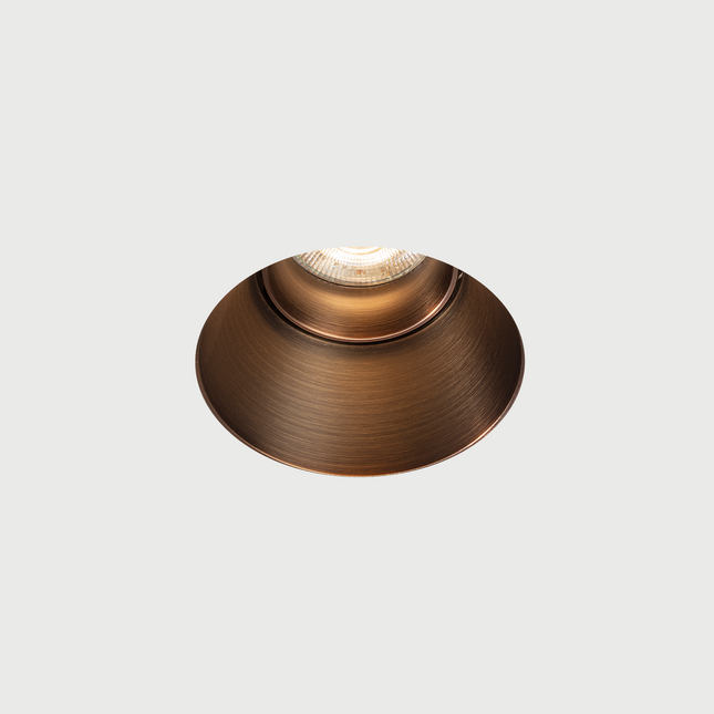 DMQ Trimless inbouwspot GU10 Moon 1 Rond Geborsteld Brons - Verstelbaar