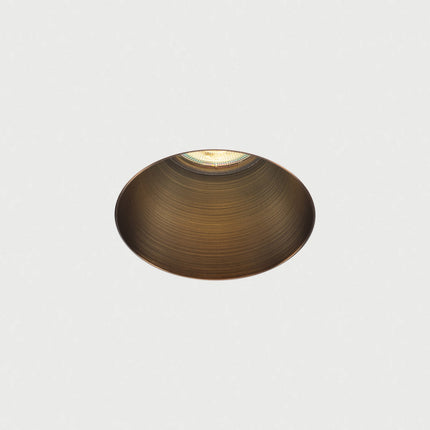 DMQ Trimless inbouwspot GU10 Moon 1 Rond - Geborsteld brons