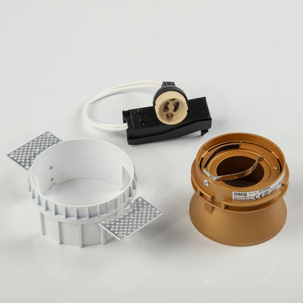 DMQ Trimless inbouwspot GU10 Moon 1 Rond Goud