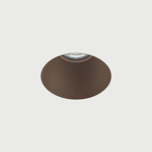 DMQ Trimless inbouwspot GU10 Moon 1 Rond - Mat brons