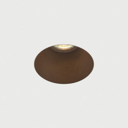 DMQ Trimless inbouwspot GU10 Moon 1 Rond - Mat brons