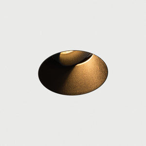 DMQ Trimless inbouwspot GU10 Moon 1 Rond Zwart - Verstelbaar