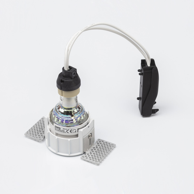 DMQ Trimless inbouwspot GU10 Myra Rond Geborsteld brons