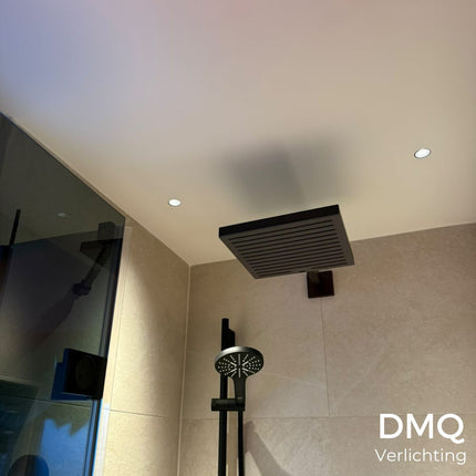 DMQ Trimless inbouwspot Lark IP65 35mm LED Geborsteld gunmetal
