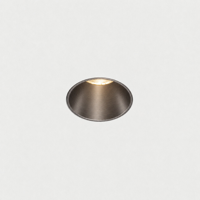 DMQ Trimless inbouwspot Lark IP65 35mm LED Geborsteld gunmetal