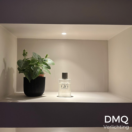 DMQ Trimless inbouwspot Mini Rond Duo Wit 20mm LED IP44