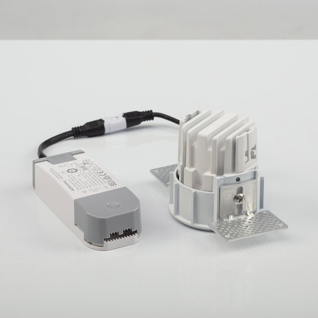 DMQ Trimless inbouwspot Myra Rond Zwart - LED IP44 - Lage inbouwdiepte