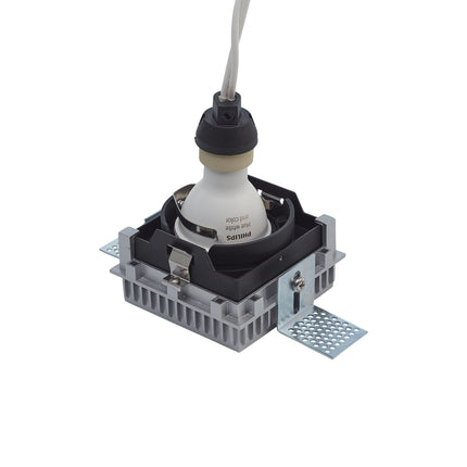 DMQ Trimless inbouwspot Rezo zwart - GU10