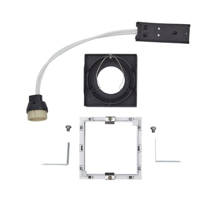 DMQ Trimless inbouwspot Rezo zwart - GU10
