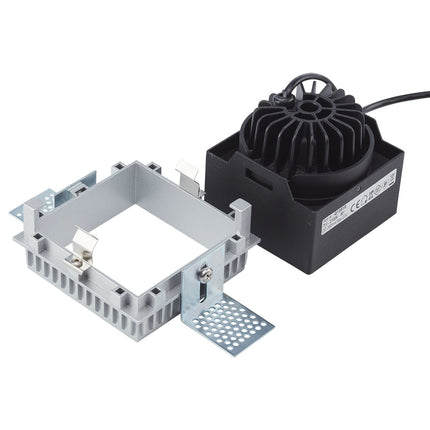 DMQ Trimless inbouwspot Rezo zwart - IP44 LED