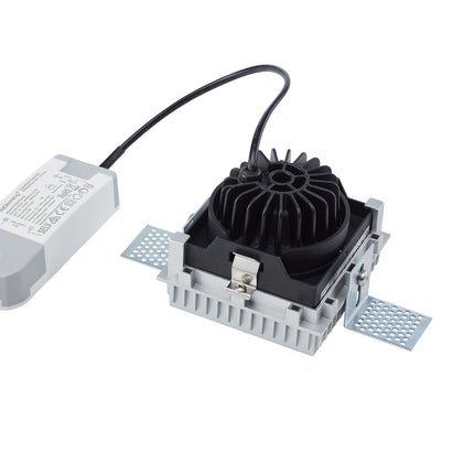 DMQ Trimless inbouwspot Rezo zwart - IP44 LED