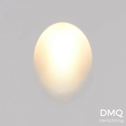 DMQ Trimless trapverlichting - Rond Gips - GU10