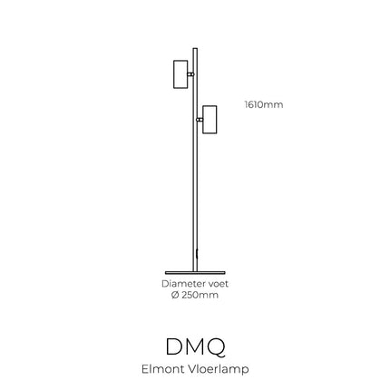 DMQ Vloerlamp Elmont