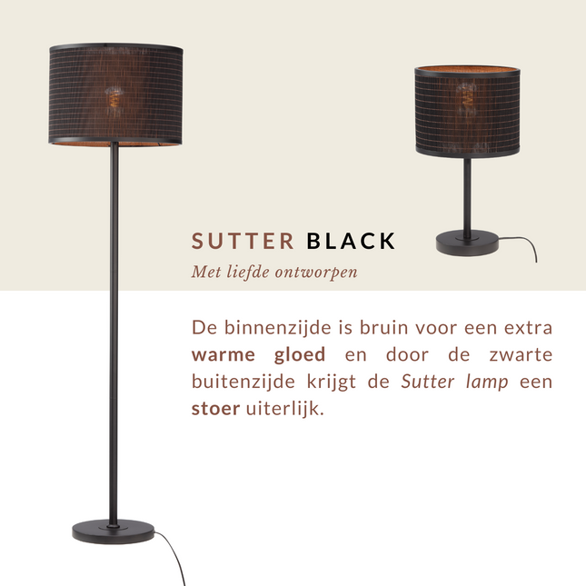 DMQ Vloerlamp Sutter Black
