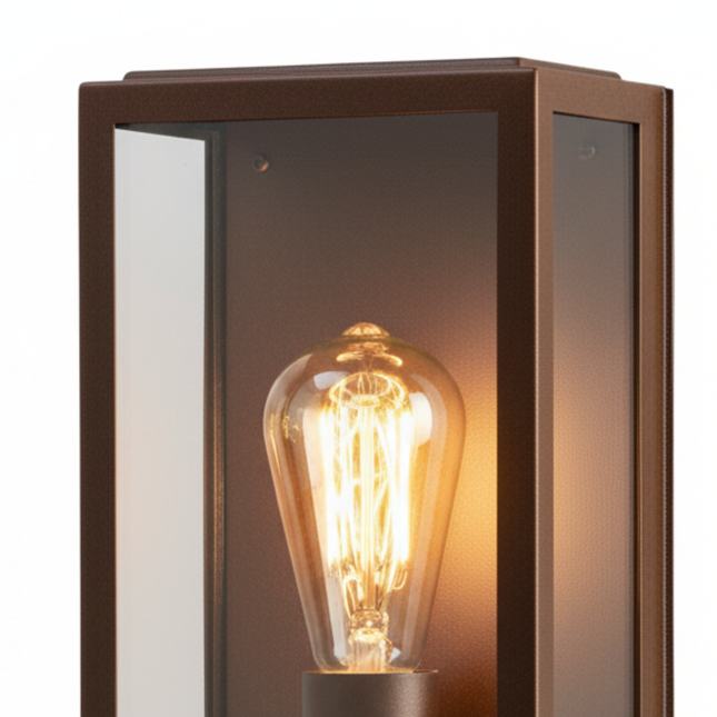 DMQ Wandlamp Boston voor Buiten - Rusty Brons