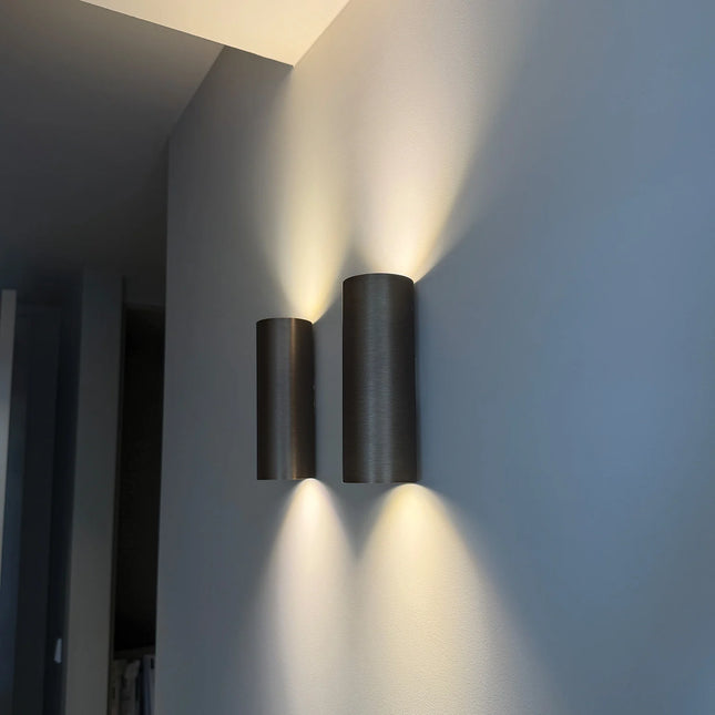 DMQ Wandlamp Bronte - Geborsteld Gunmetal - GU10 - DMQ x VBS