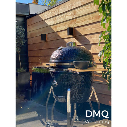 DMQ Wandlamp buiten Delmont 2 Zwart