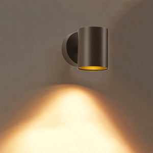 DMQ Wandlamp Elmont 1 Mat Brons Rond