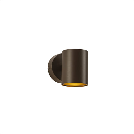 DMQ Wandlamp Elmont 1 Mat Brons Rond