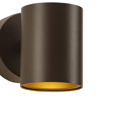 DMQ Wandlamp Elmont 1 Mat Brons Rond