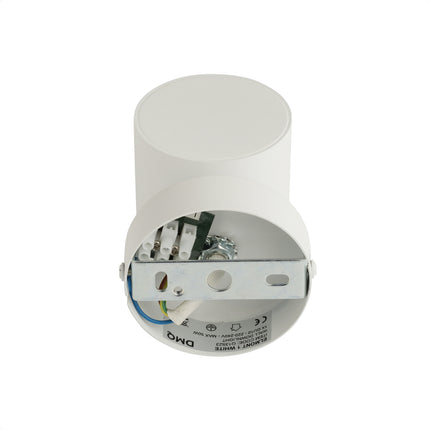 DMQ Wandlamp Elmont 1 Wit Rond