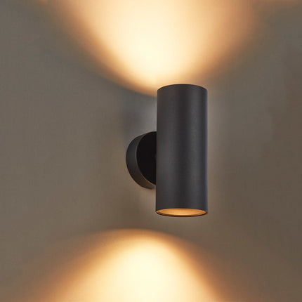 DMQ Wandlamp Elmont 2 Zwart Rond