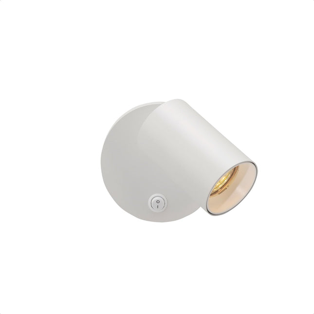 DMQ Wandlamp met Schakelaar Elmont 1 Wit