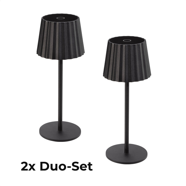 DMQ Zephyr Tafellamp - Oplaadbaar en Dimbaar  - Duo-set