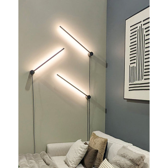 House Nordic Lincoln Wandlamp - Wandlamp - Zwart