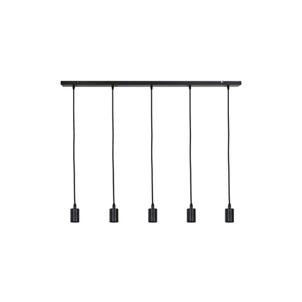 Light & Living Hanglamp Brandon 5L Zwart